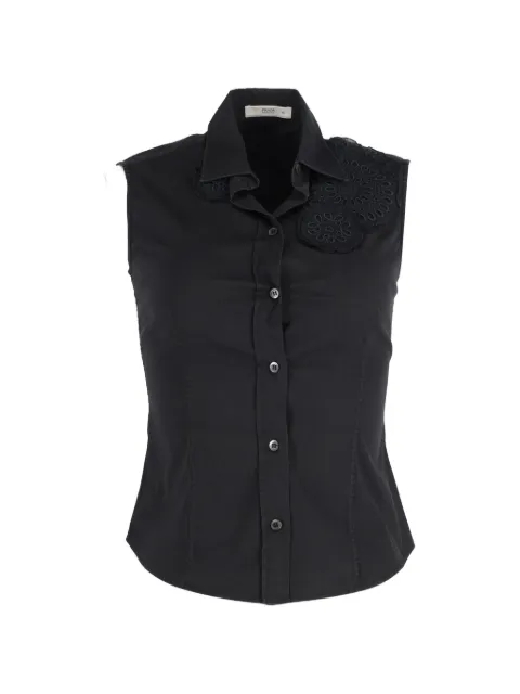 Prada Pre-Owned buttoned sleeveless shirt