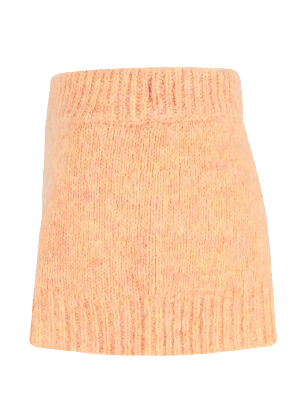  Rotate Birger Christensen Knitted High-waist Shorts - Orange 