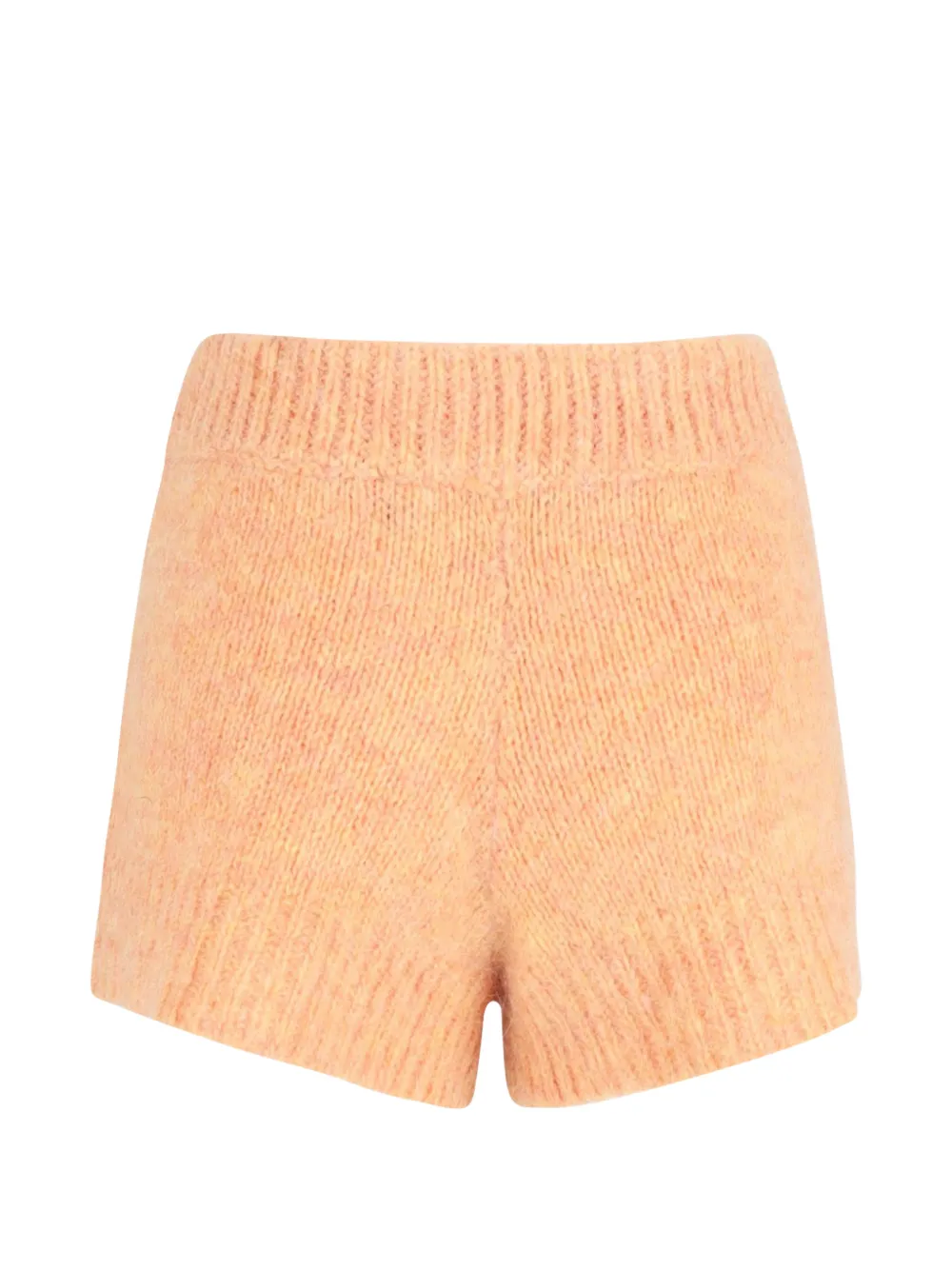 ROTATE BIRGER CHRISTENSEN knitted high-waist shorts - Arancione