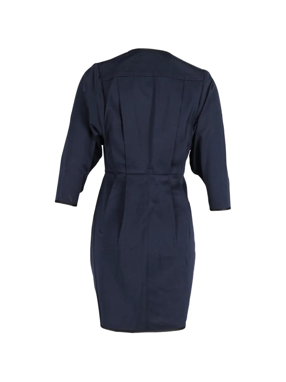 Wrap Pleated Mini Dress
