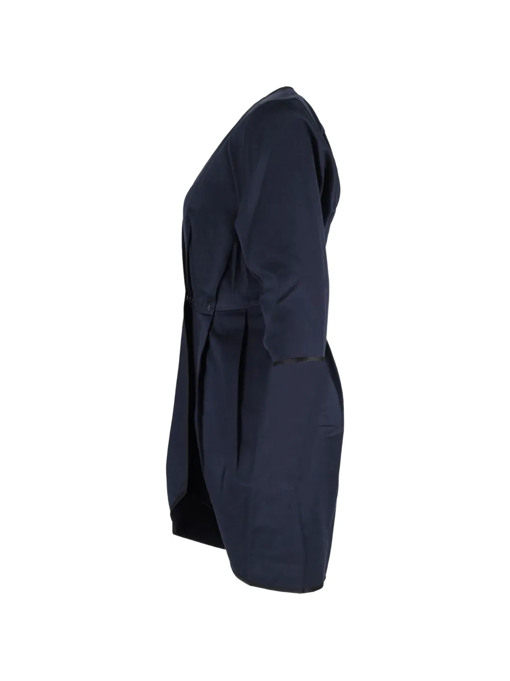 Wrap Pleated Mini Dress