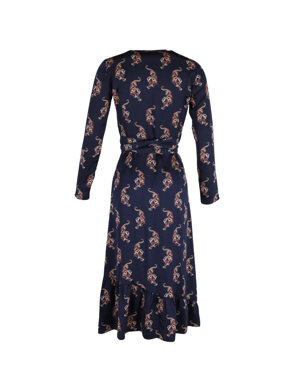  Sandro Floral-print Wrap Dress - Blue 