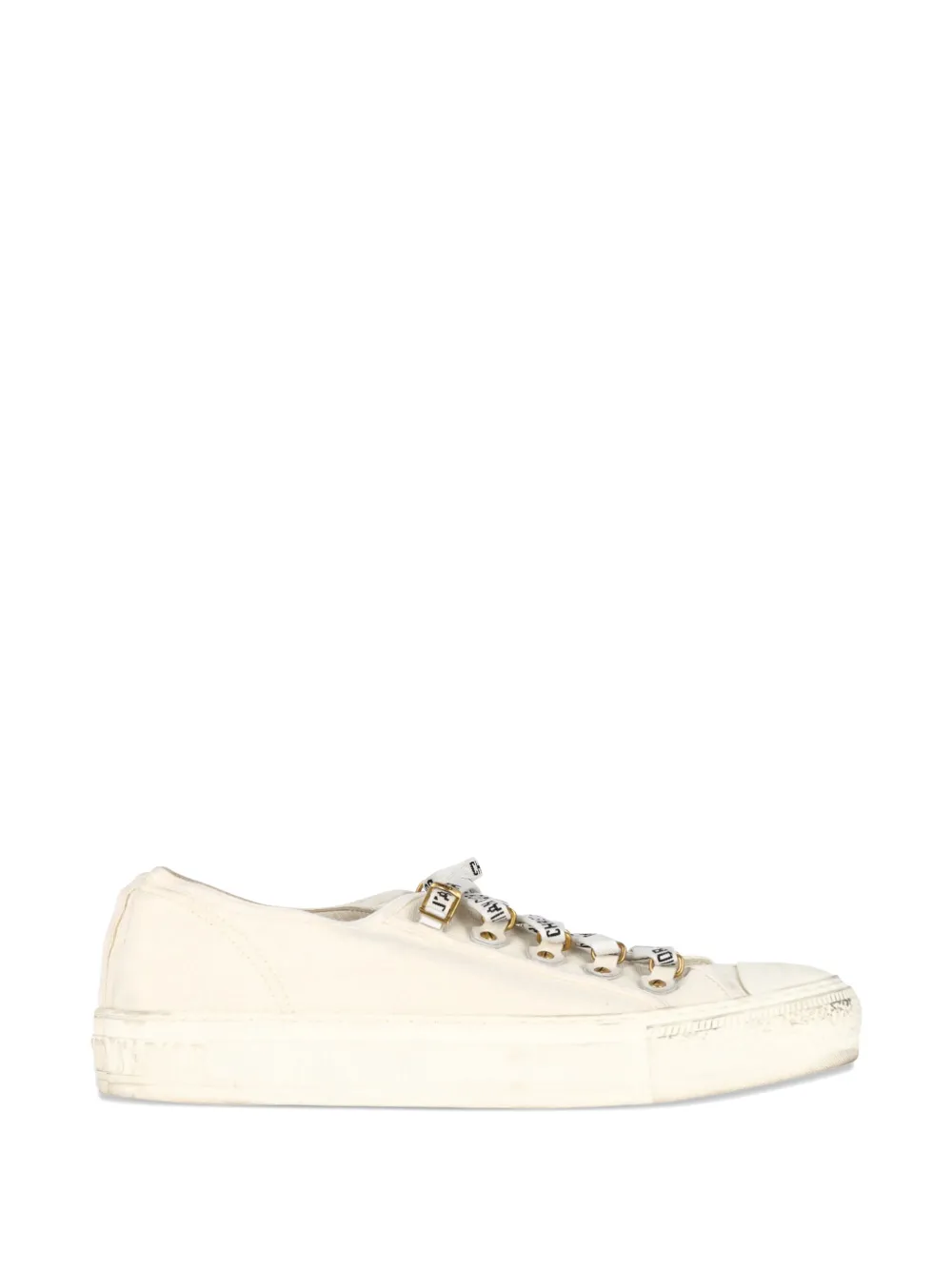 Christian Dior Pre-Owned Walk'n'dior canvas sneakers - Toni neutri