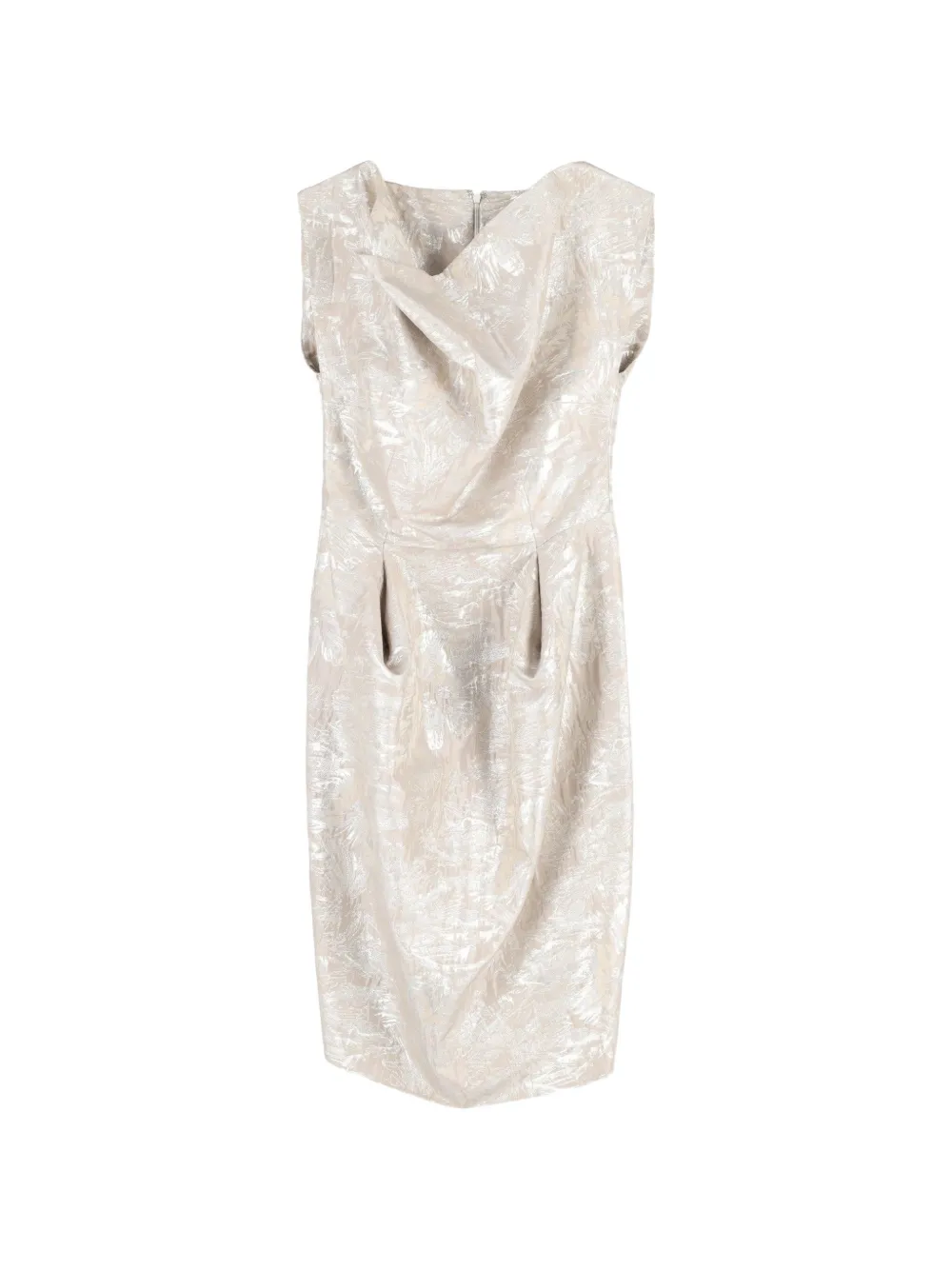 Vivienne Westwood Pre-Owned cowl-neck sleeveless dress - Toni neutri