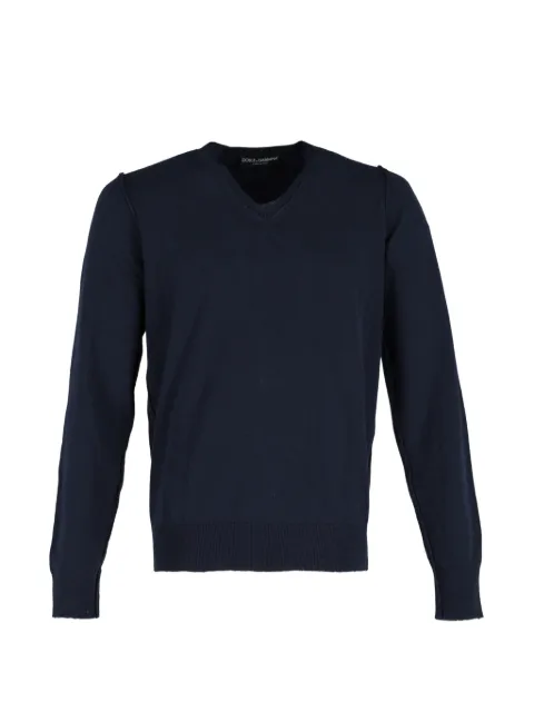 Dolce & Gabbana Pre-Owned V-neck long-sleeve sweater