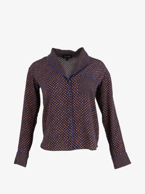 Saloni chemise à imprimé cachemire