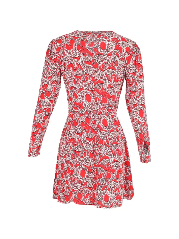 diane von furstenberg red dress Bold color, effortless silhouette. #DVF