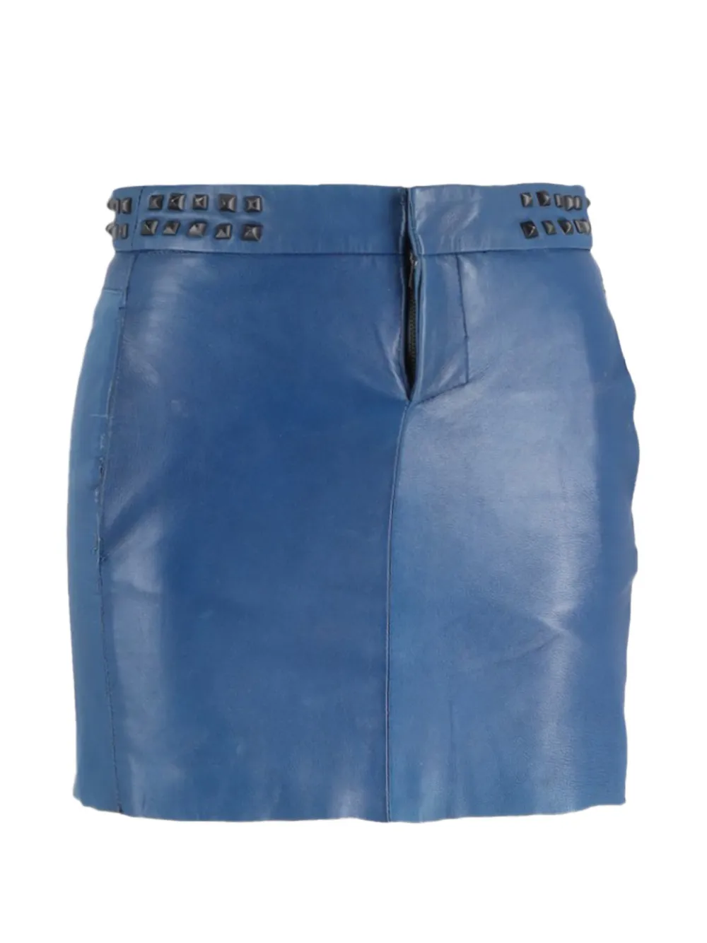 Maje studded mini pencil skirt - Blu