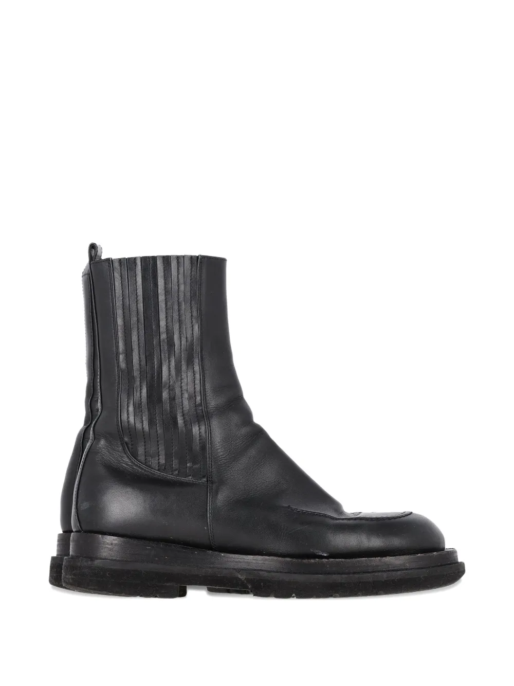Magda Butrym leather biker boots - Nero