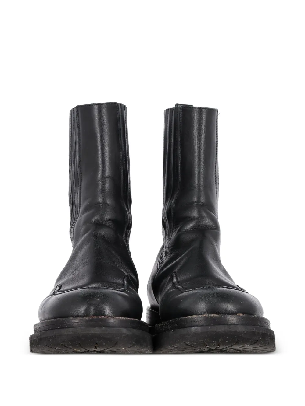 Leather Biker Boots