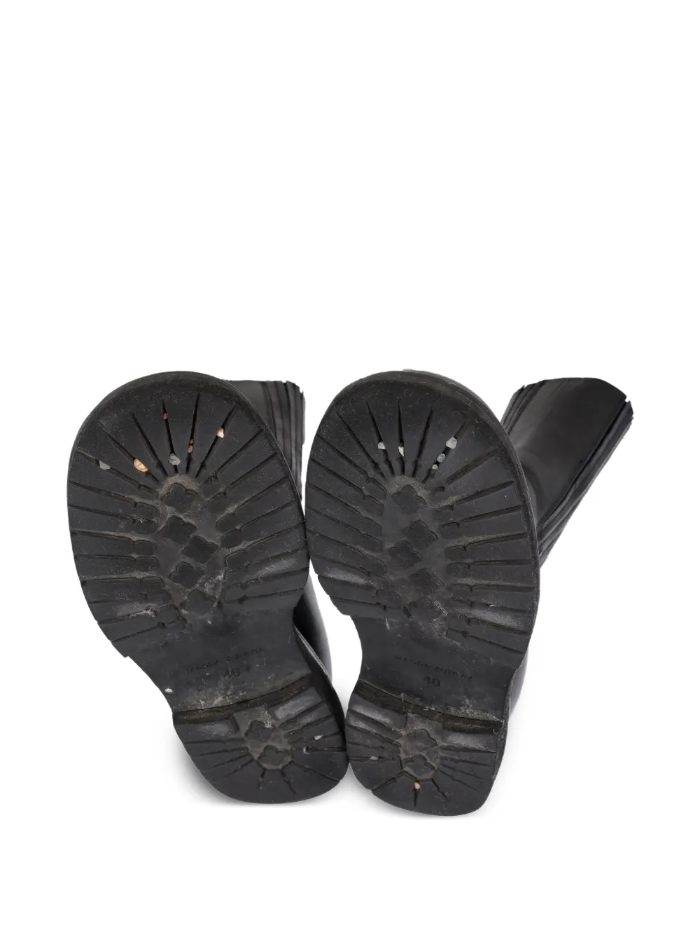 Leather Biker Boots