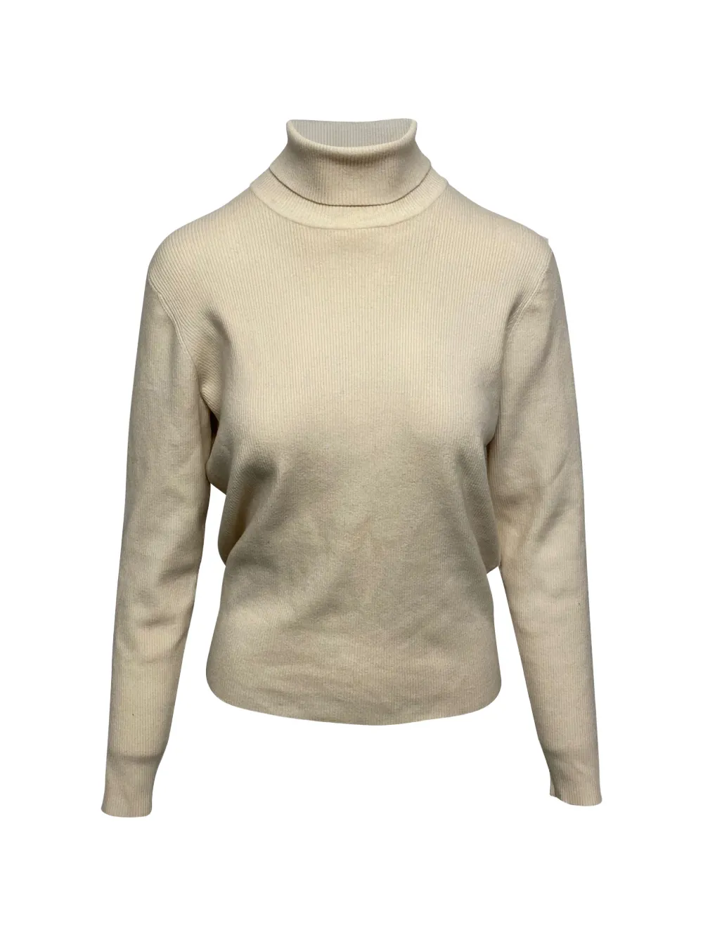Victoria Beckham button-embellishments turtleneck sweater - Toni neutri