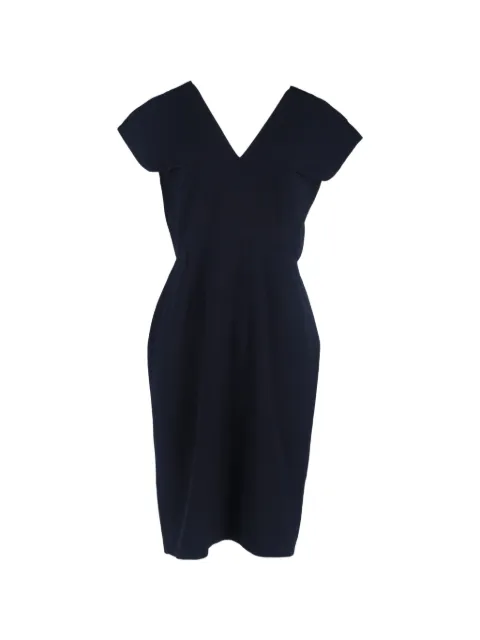 Roland Mouret v-neck knee-length dress