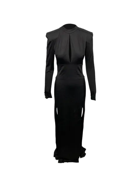 Balmain Pre-Owned cutout side-slit maxi dress