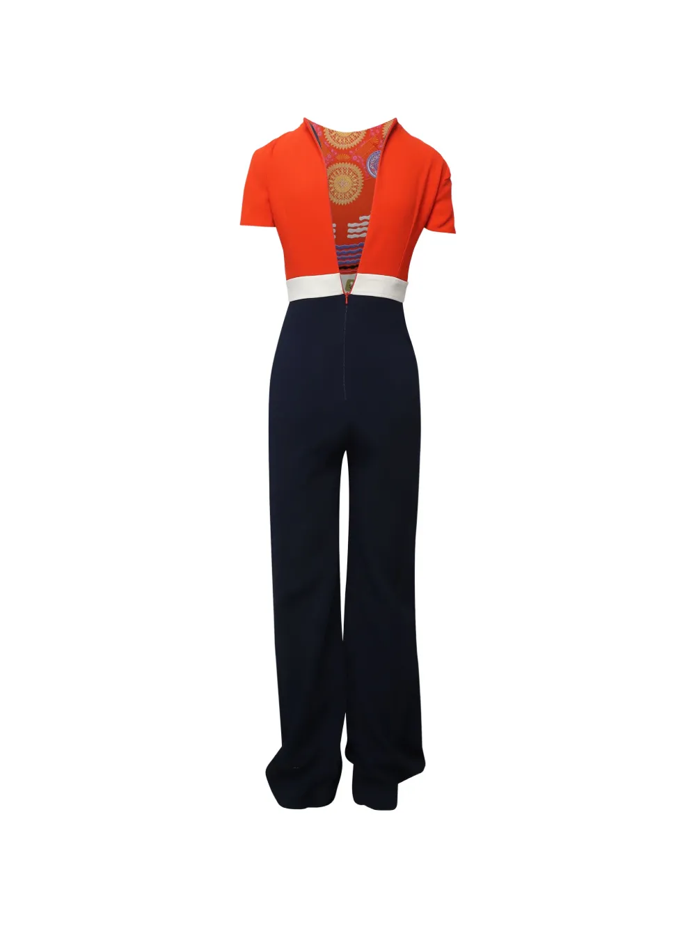  Peter Pilotto Embroidered Tartan Jumpsuit - Black 