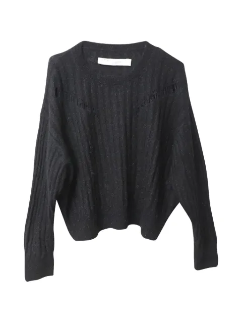 IRO distressed-detail crew-neck sweater