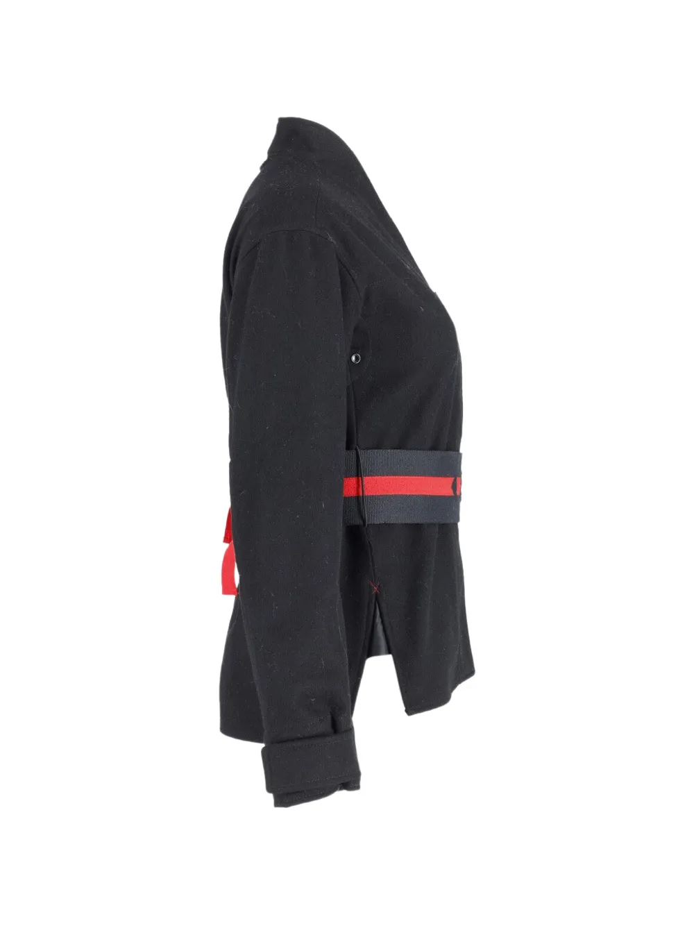 Belted Long-Sleeve Jacket