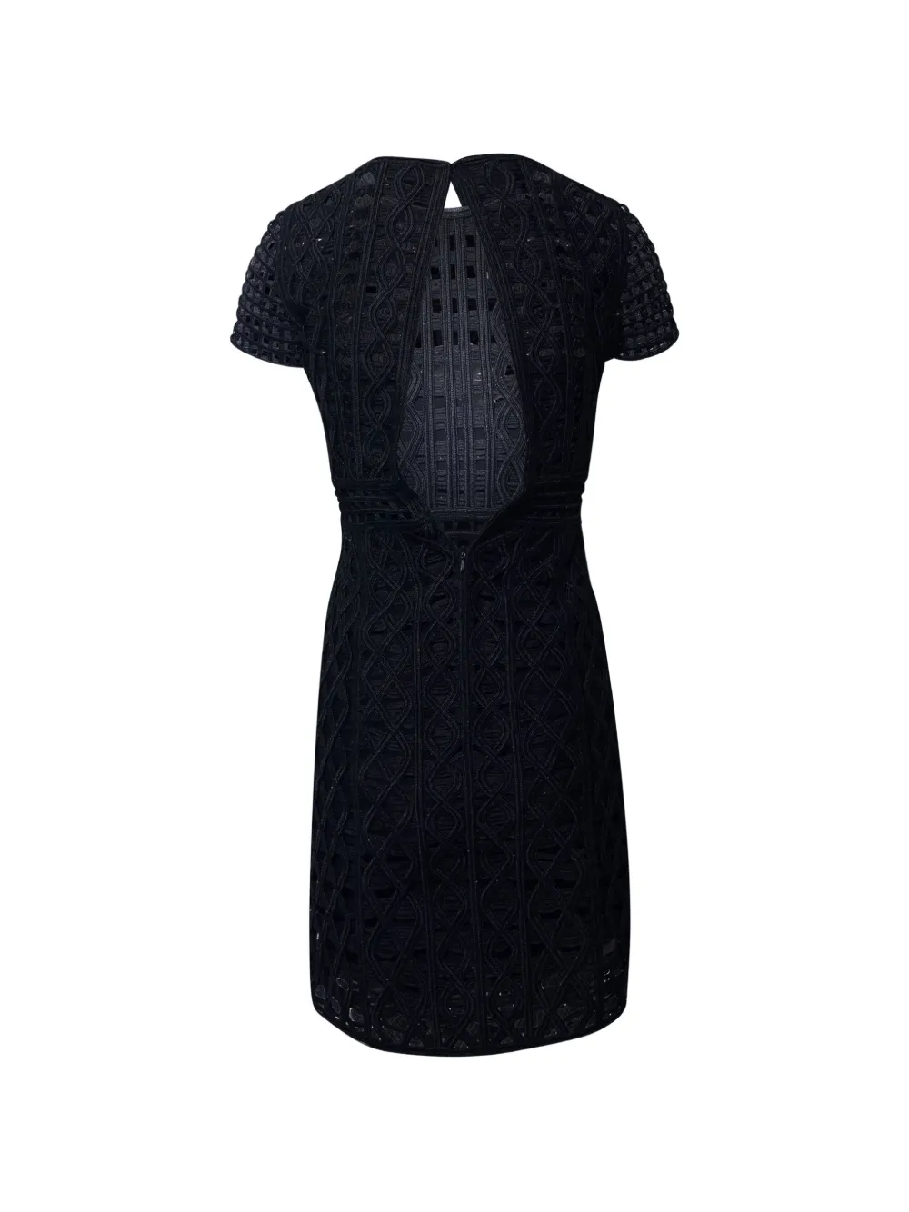 Lace-Detail Mini Dress