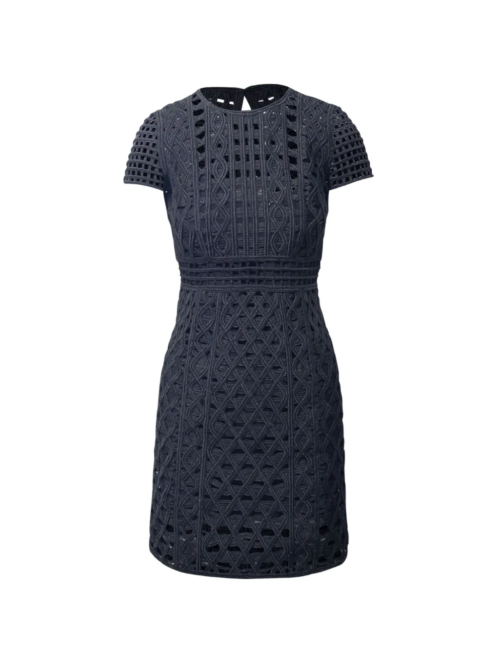 Burberry Pre-Owned lace-detail mini dress - Nero