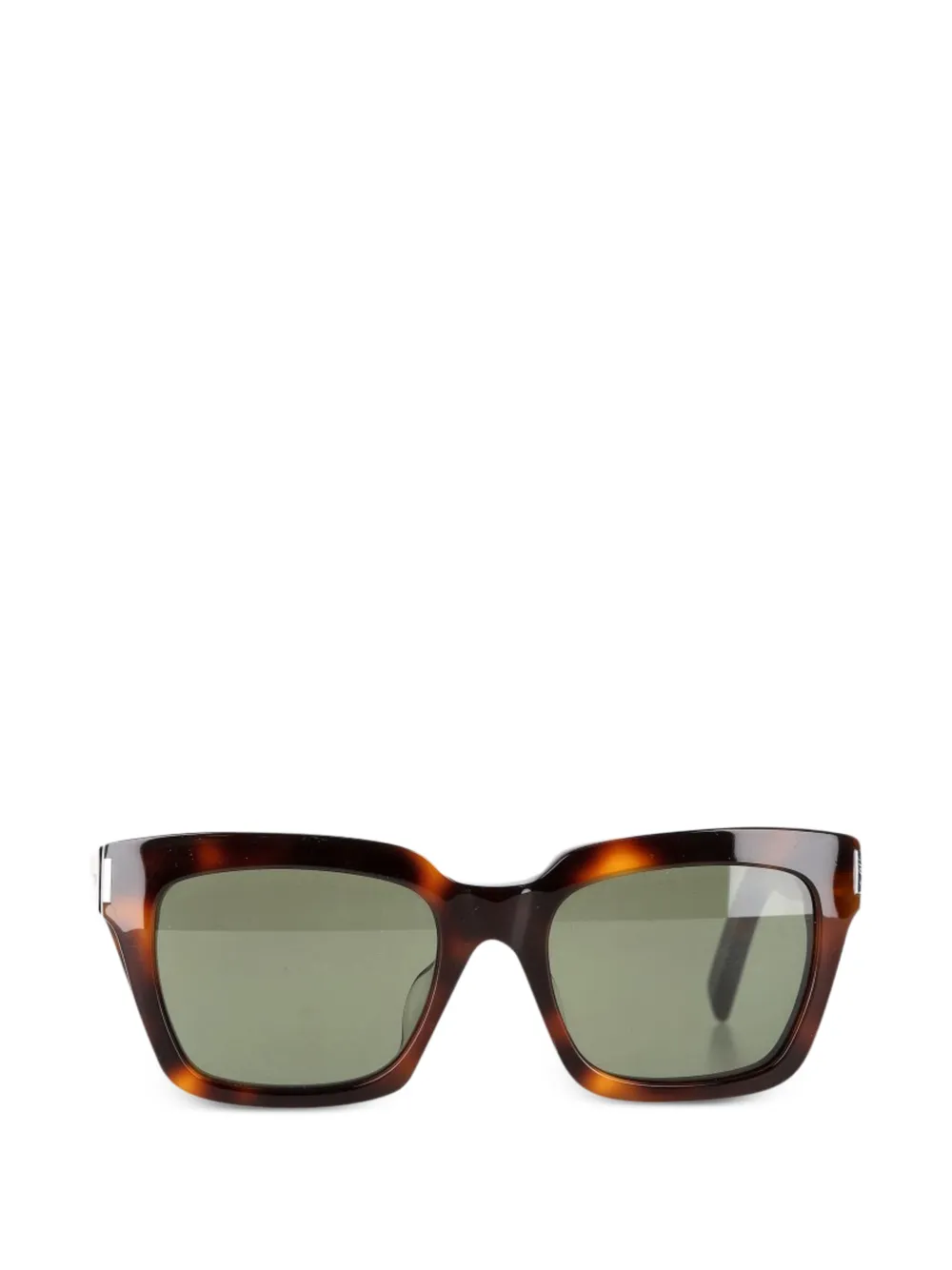 Saint Laurent Pre-Owned square-frame sunglasses - Marrone