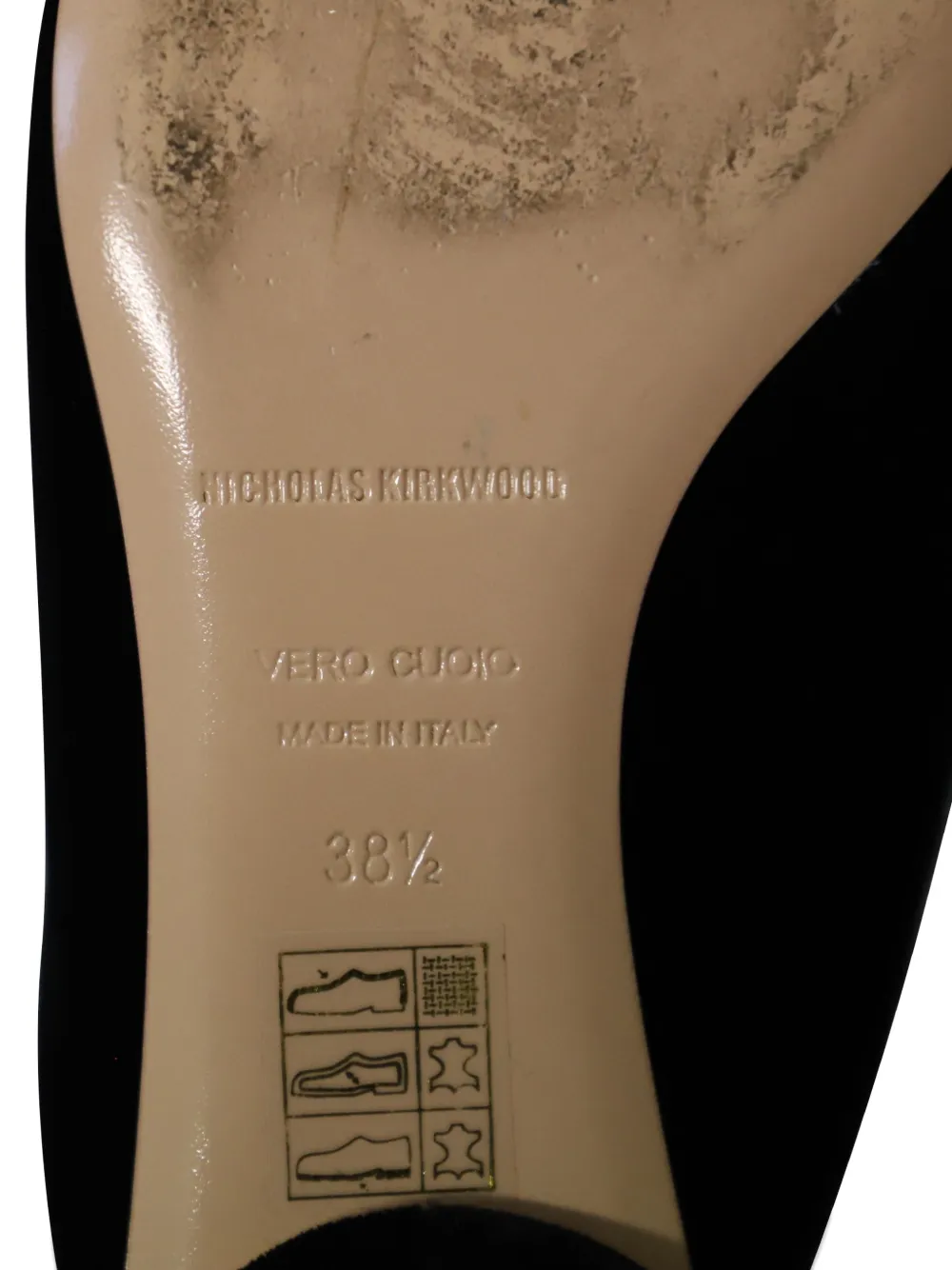 Metal-Applique Velvet Mules