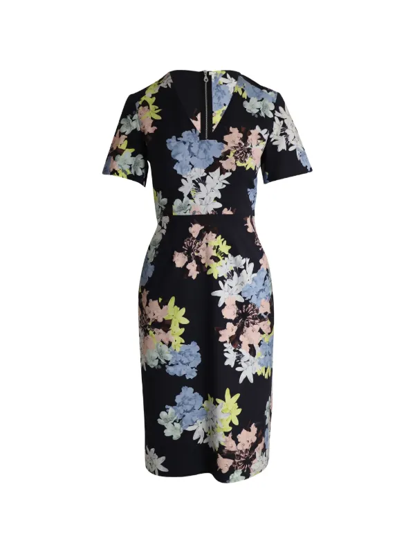 knee length dresses for ladies Lucinda Printed Midi Dress