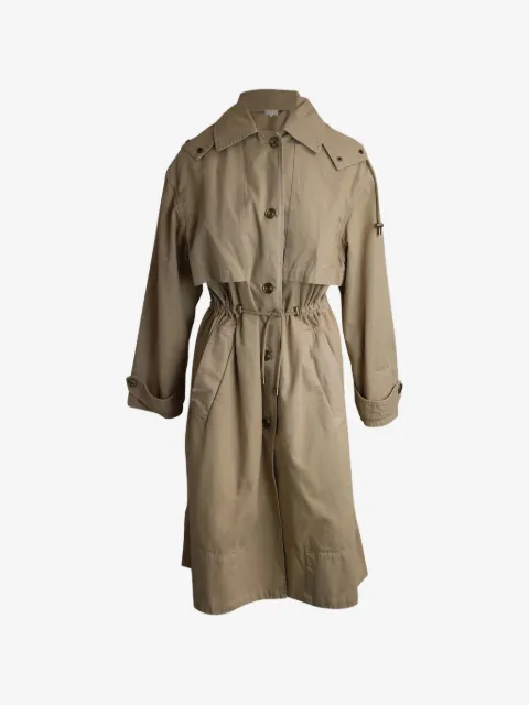 Michael Kors Vintage hooded cotton trench coat