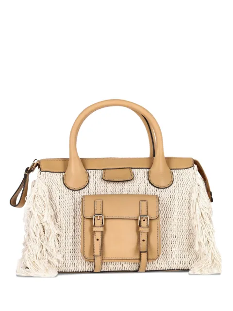 Chloé Vintage Borsa tote Edith con frange