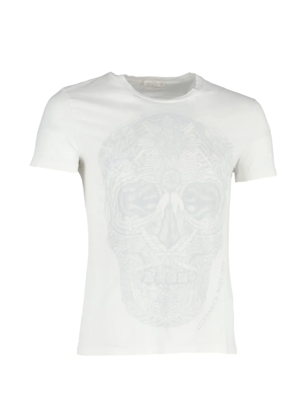 Alexander McQueen Pre-Owned skull-print T-shirt - White