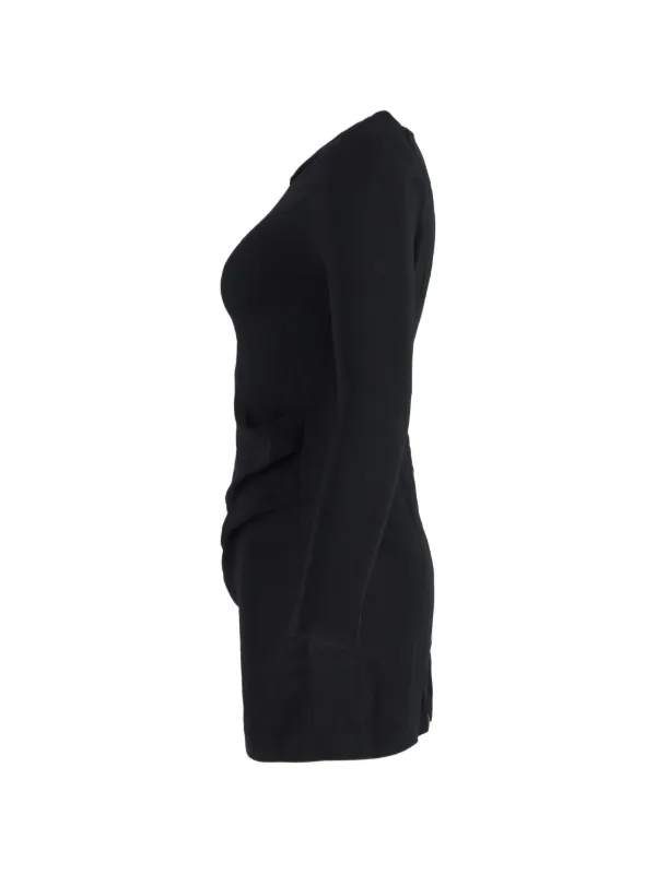 Rm By Roland Mouret ロングスリーブ ミニドレス | ブラック | FARFETCH JP