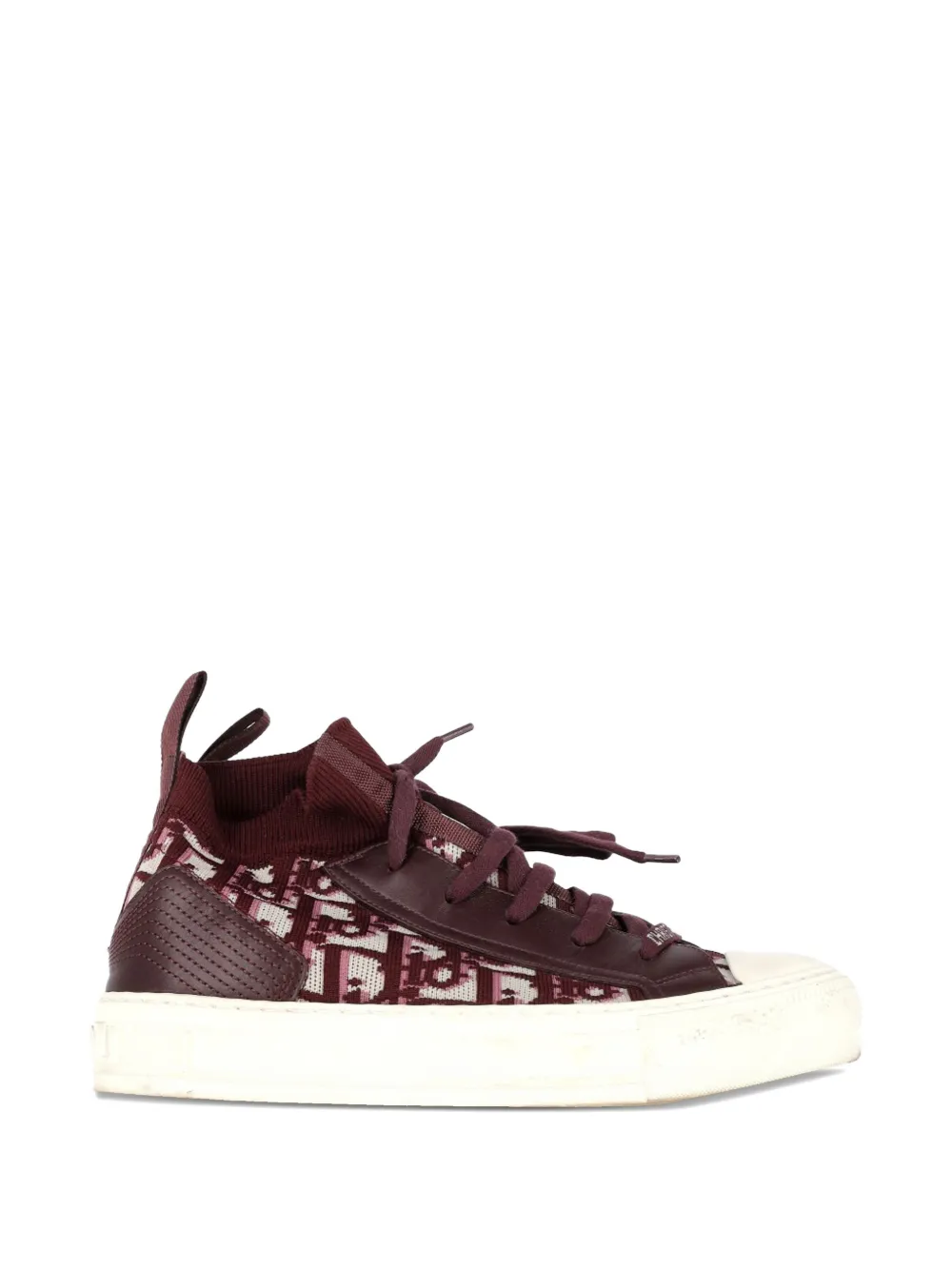 Christian Dior Pre-Owned Walk 'n' Dior high-top sneakers - Rosso