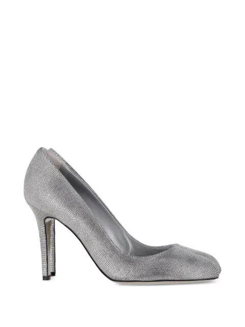 Sergio Rossi Vintage round-toe leather pumps