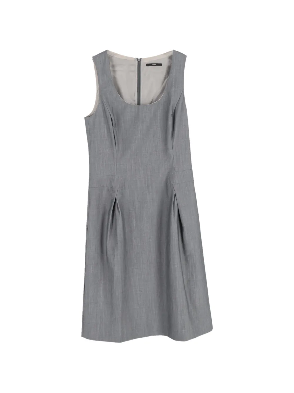 BOSS sleeveless mini dress - Grigio