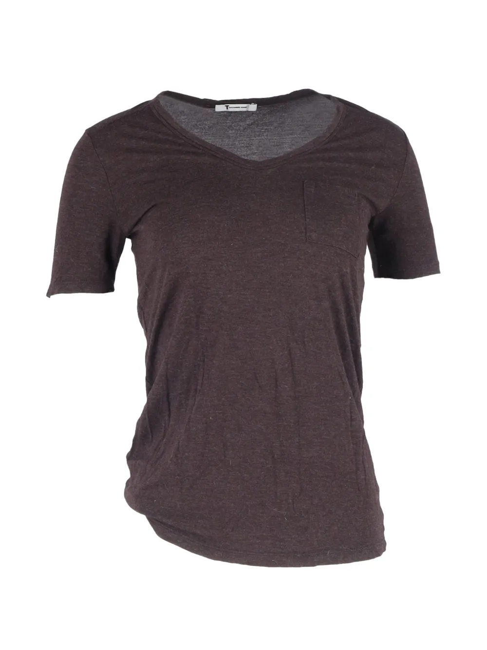 Pre-Owned Alexander Wang chest-pocket T-shirt - Marrone