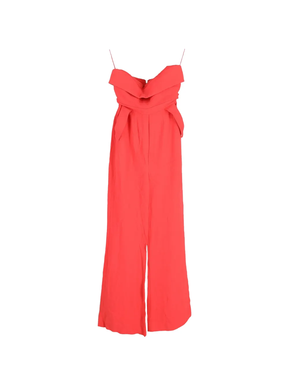 Elie Saab strapless jumpsuit - Rot