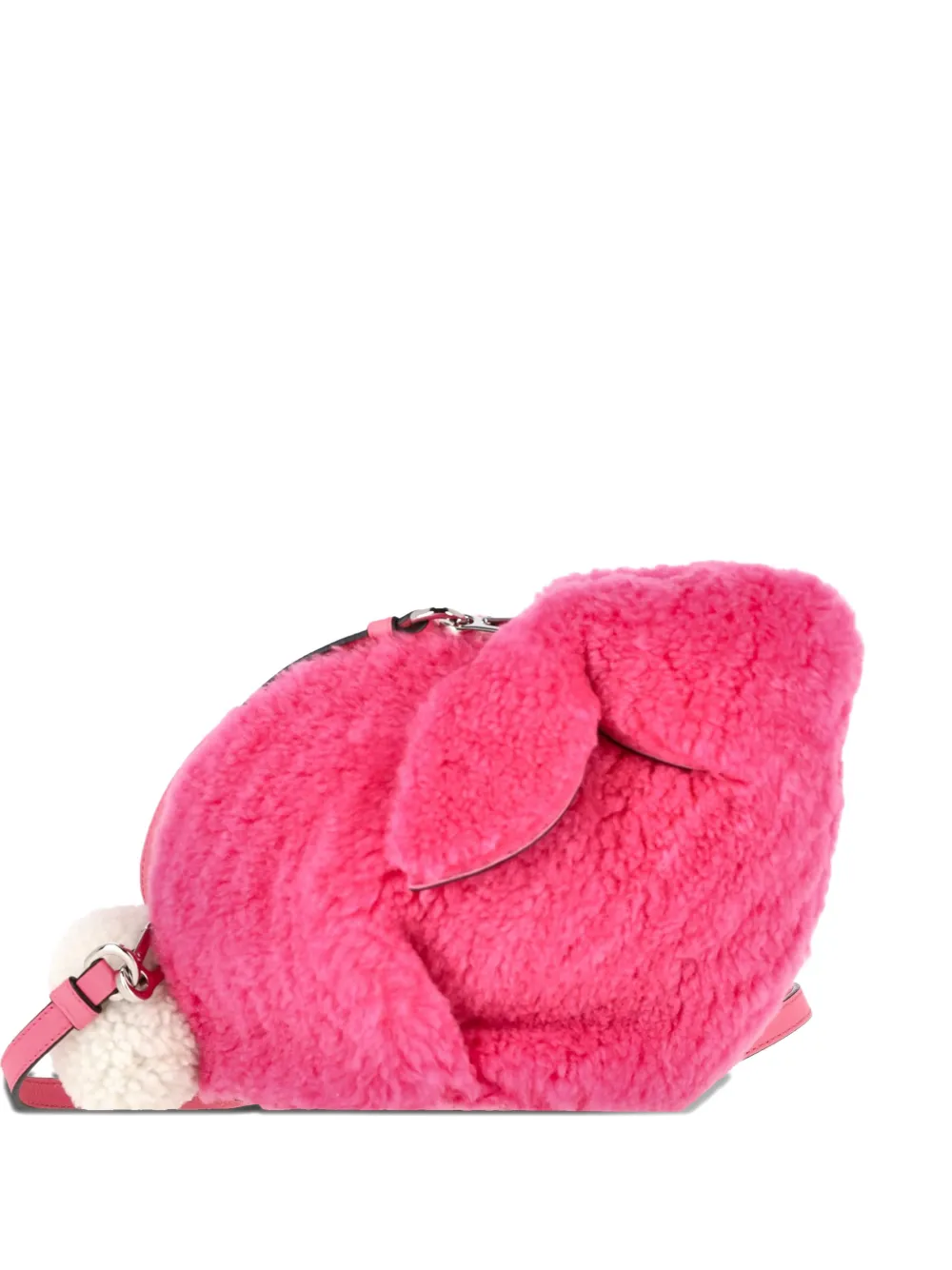 Loewe Pre-Owned mini Bunny Fuzzy cross body bag - Rosa