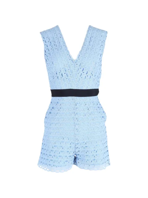 SANDRO cut-out lace playsuit