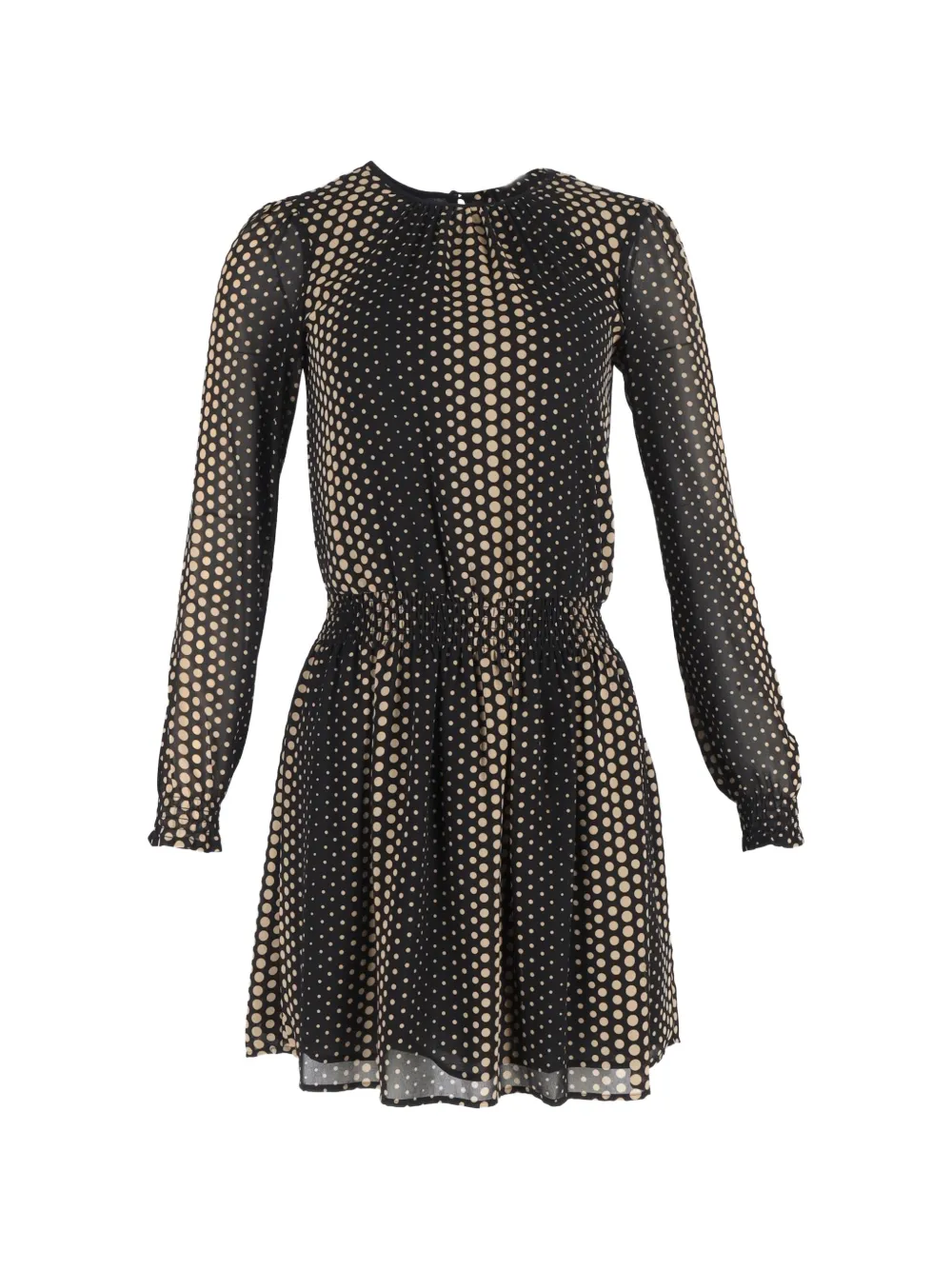 Michael Kors Vintage Aralia polka-dot mini dress - Nero