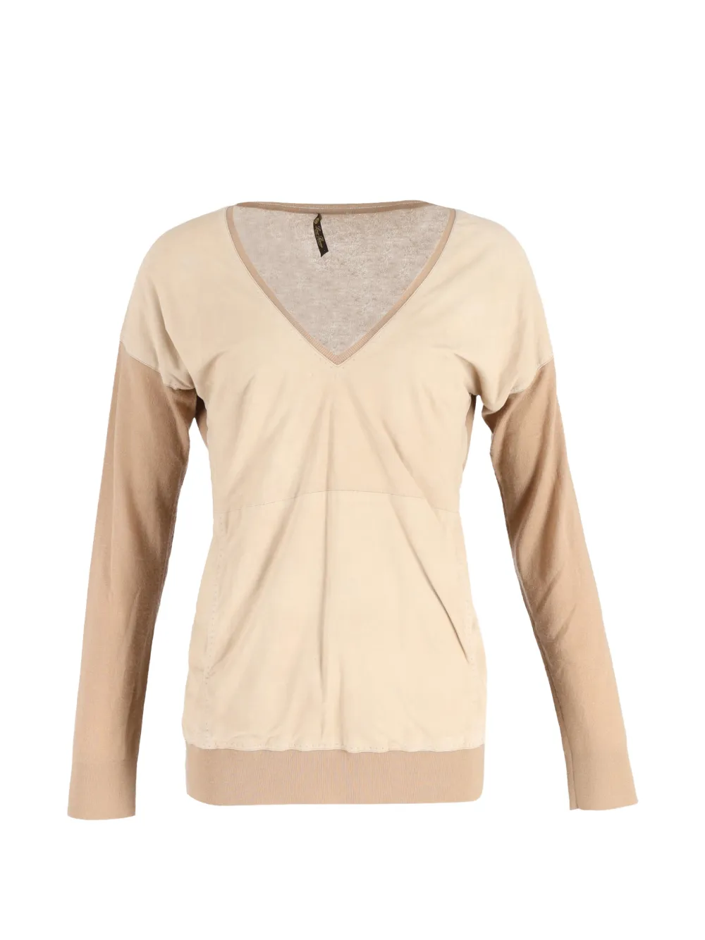 Loro Piana Pre-Owned V-neck fine-knit sweater - Toni neutri