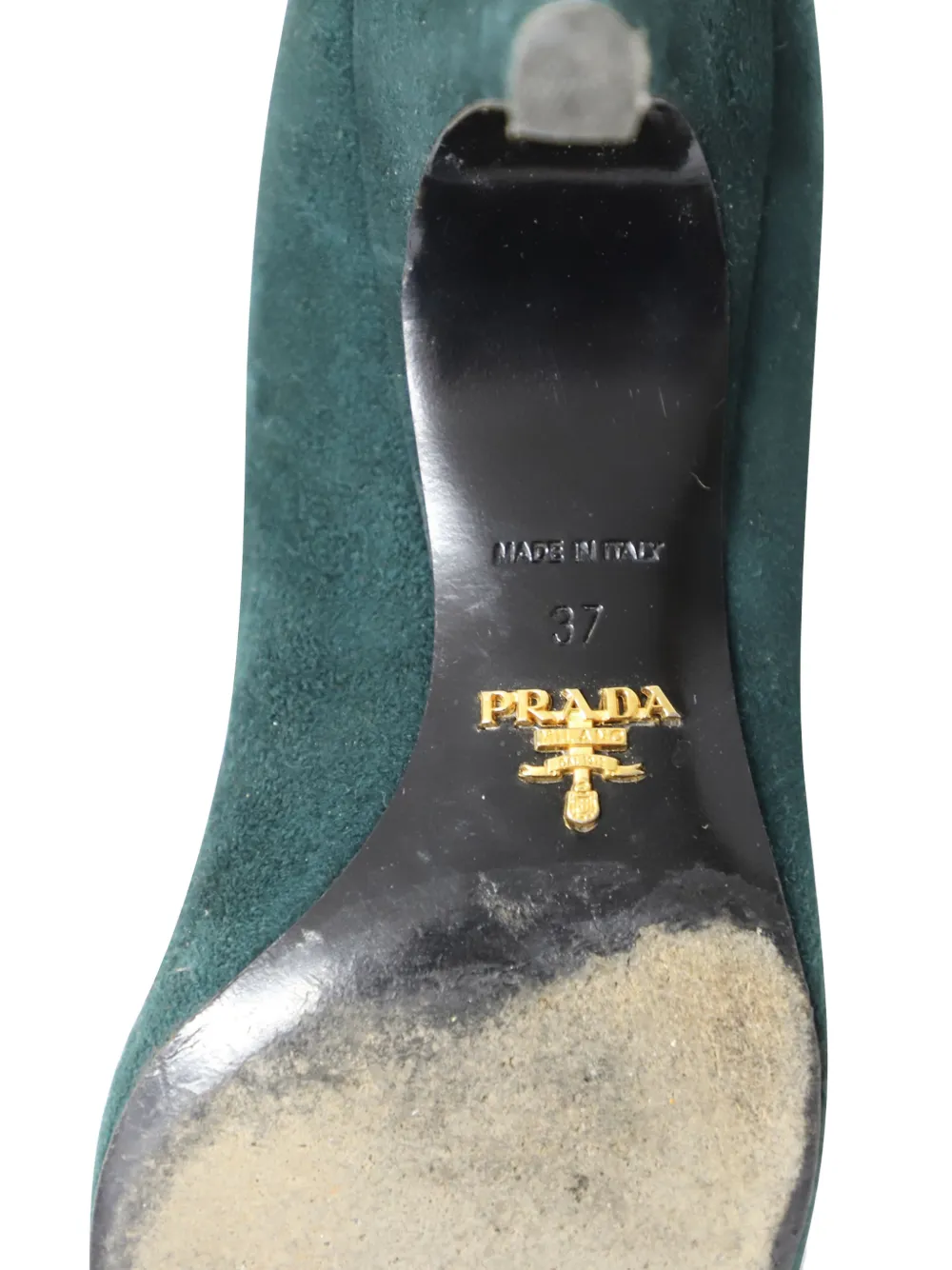 Cone-Heel Suede Pumps