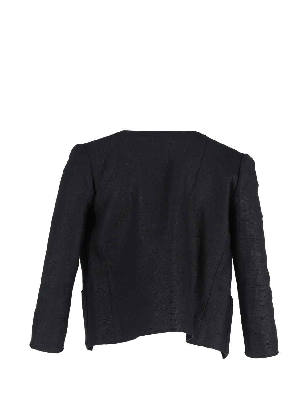 Three-Quarter Sleeve Patch-Pocket Jacket