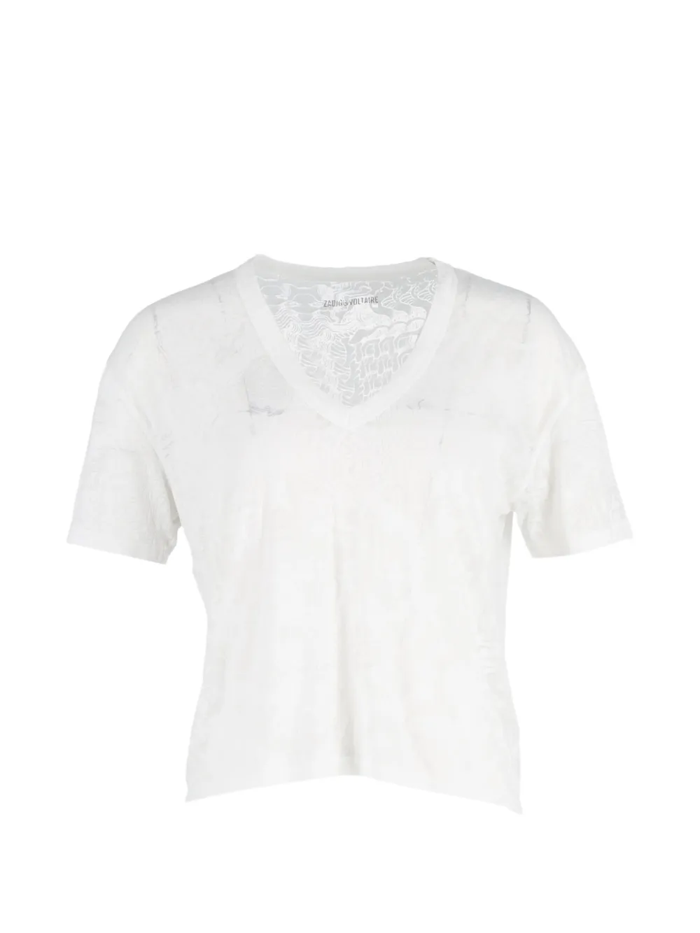 Zadig&Voltaire cotton V-neck T-shirt - Bianco