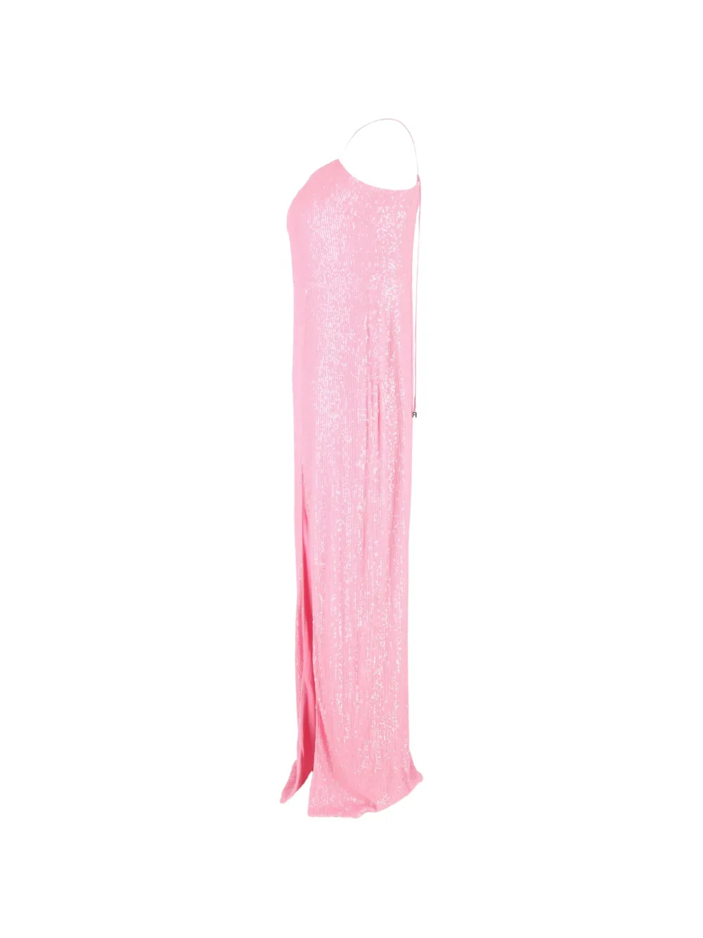 Sequin Side-Slit Maxi Dress