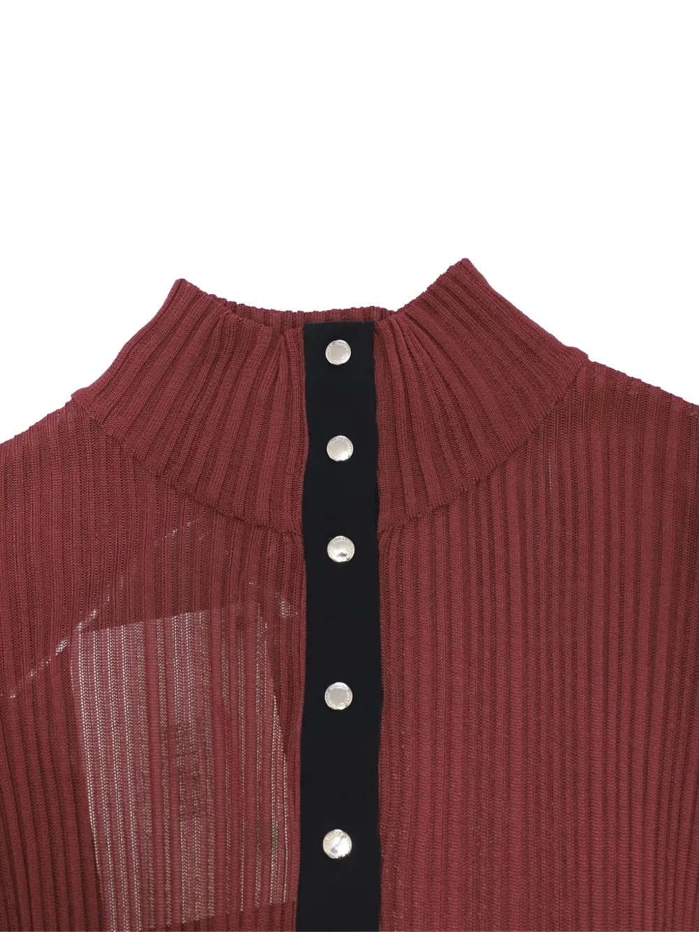  Ellery Turtleneck Mini Dress - Red 