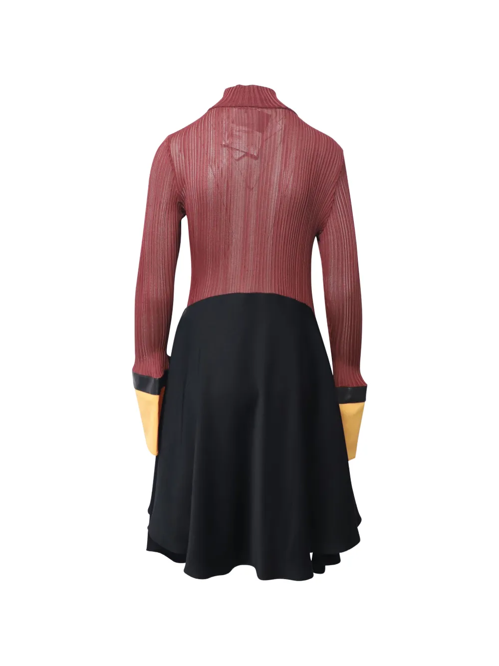 Ellery Turtleneck Mini Dress - Red 