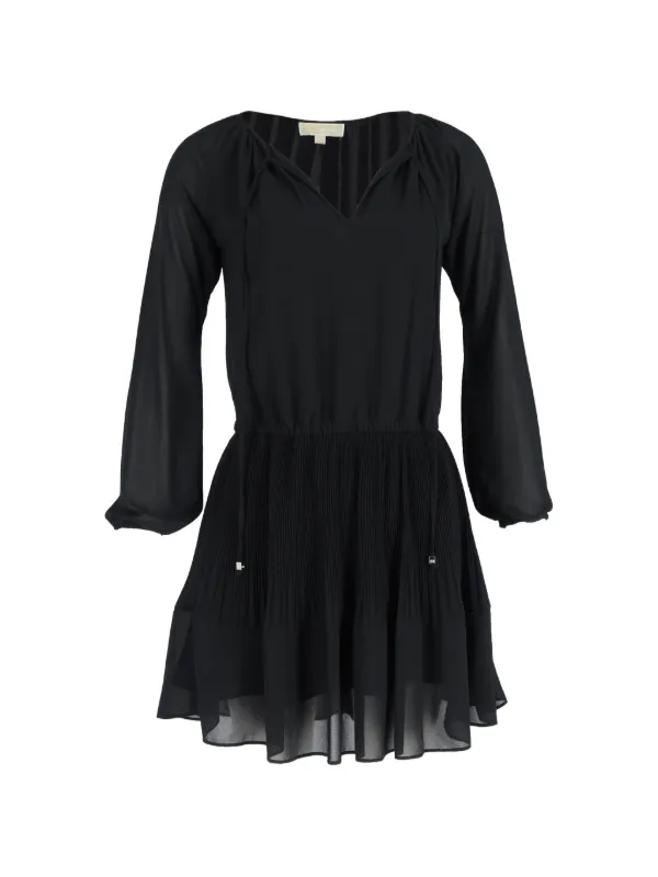 michael kors pleated mini dress Michael Kors Petites Pleated Mini Dress