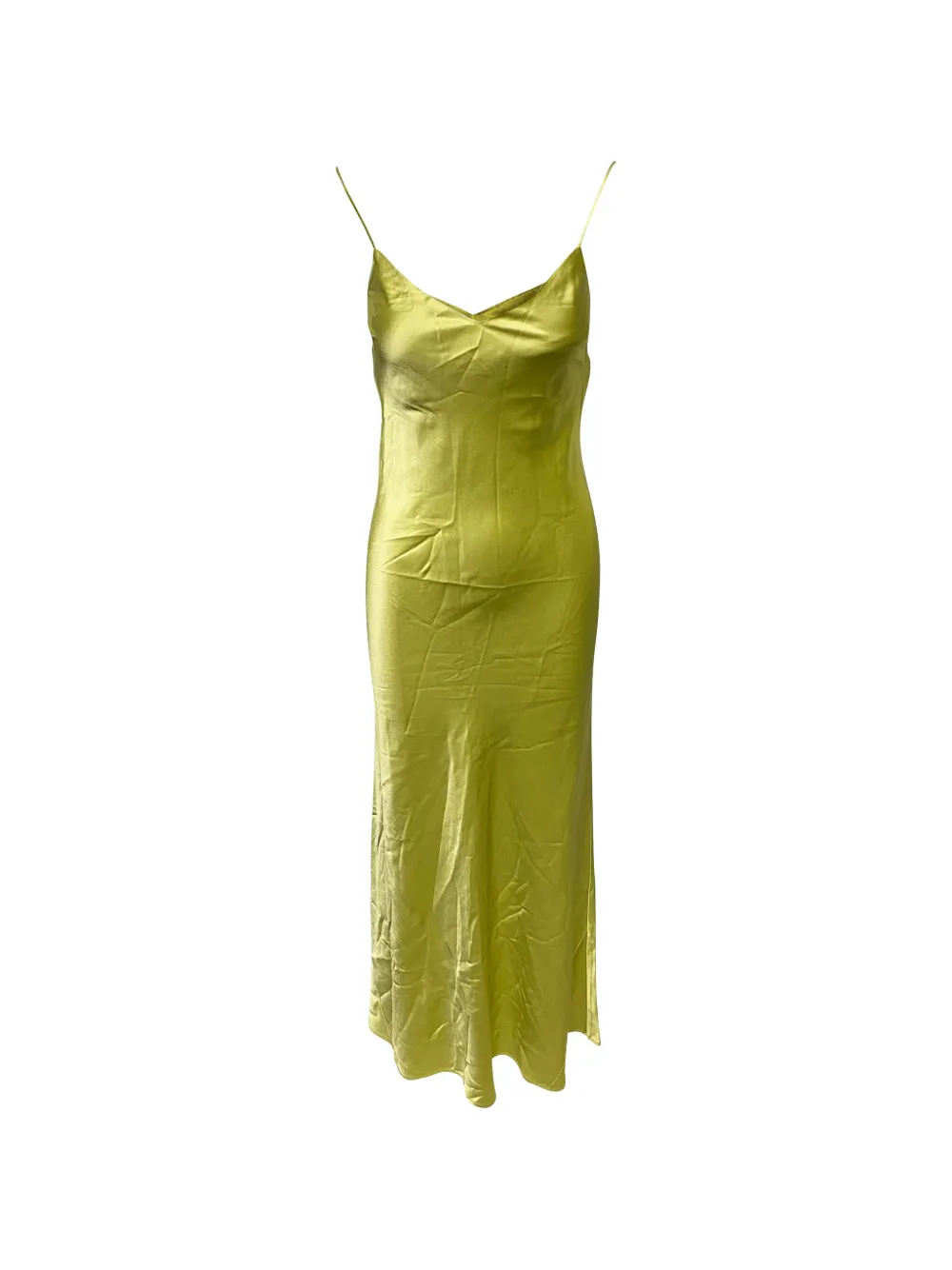 Galvan London V-neck midi dress - Verde