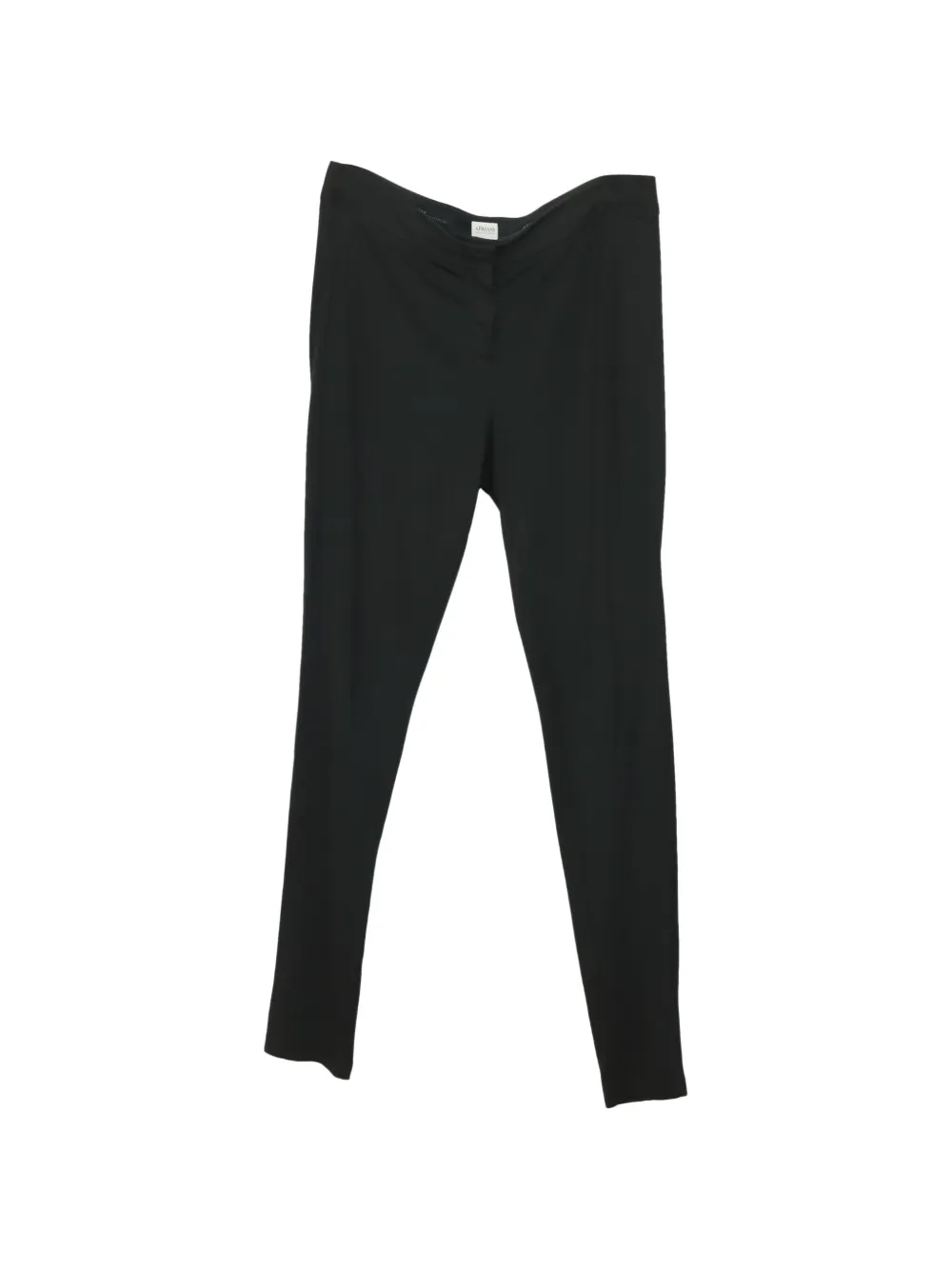 Emporio Armani Pre-Owned black straight-leg trousers - Nero