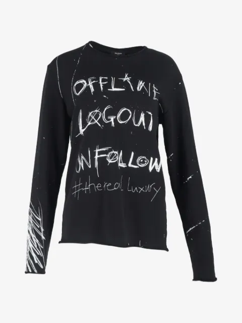 Balmain Pre-Owned long-sleeve T-shirt