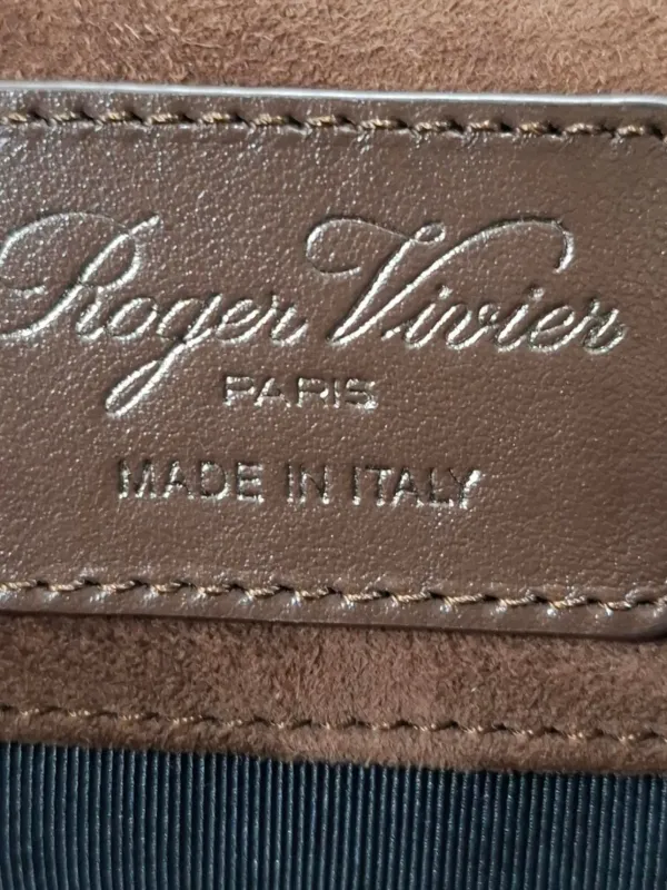 Roger Vivier Vintage スエード ショルダーバッグ | ブラウン 
